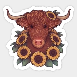 Highland Cow Sticker